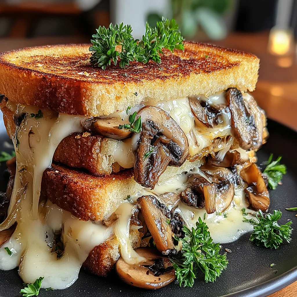 A mouthwatering Easy Swiss Mushroom Melt, perfect for any meal.