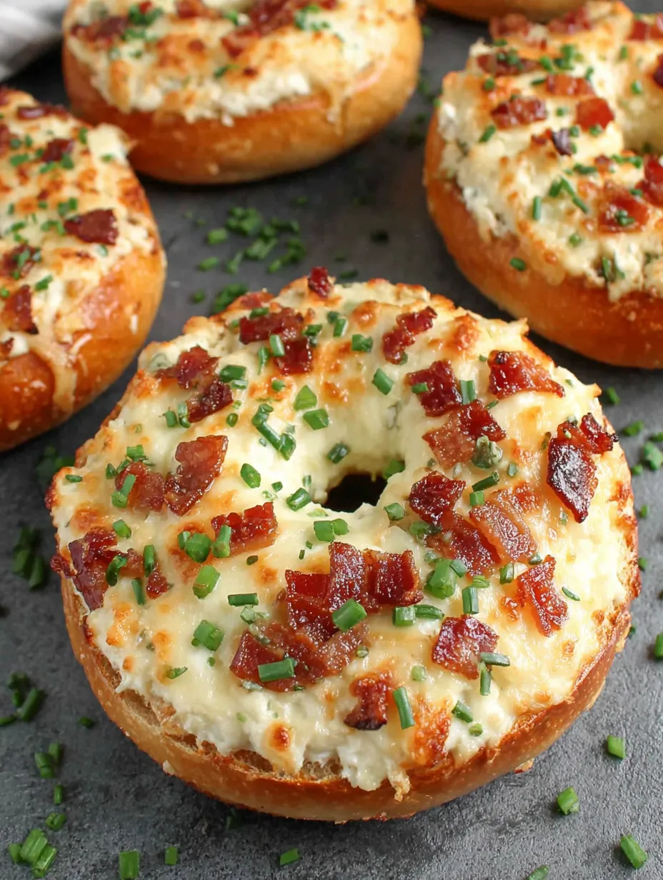 An image for the recipe: Zesty Bacon Cream Cheese Bagels: A Delicious Breakfast Delight