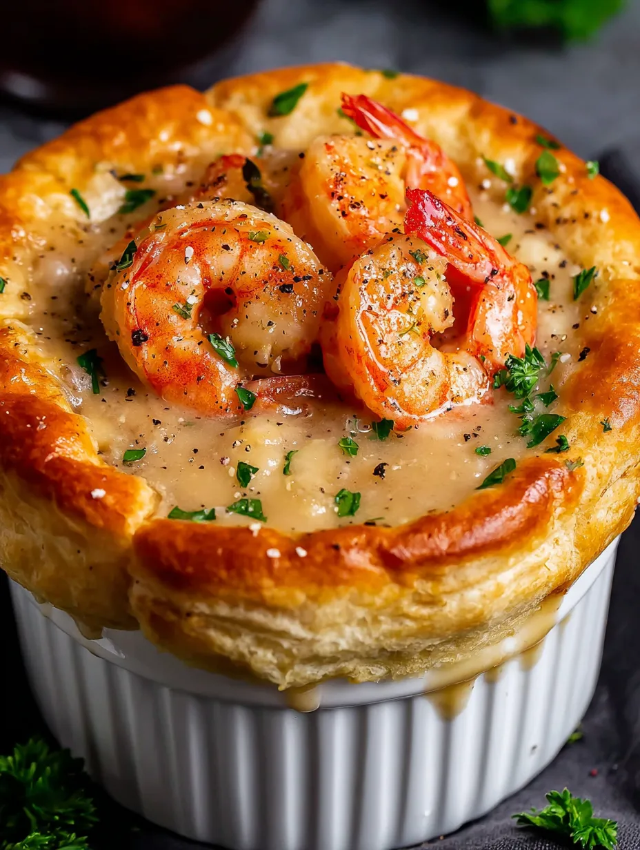 An image for the recipe: Shrimp & Lobster Cheddar Bay Biscuit Pot Pie