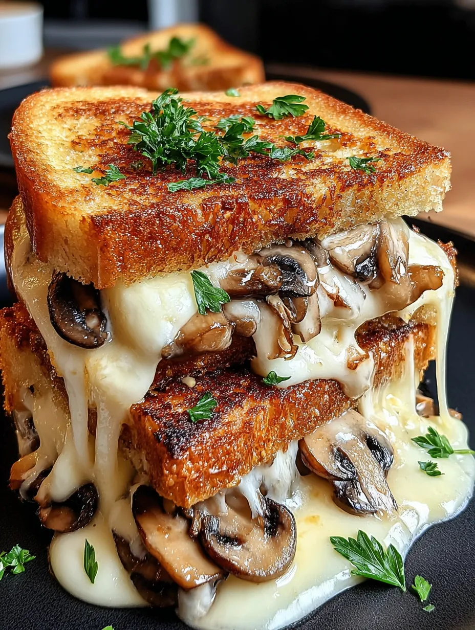 An image for the recipe: Easy Swiss Mushroom Melt: A Savory Delight